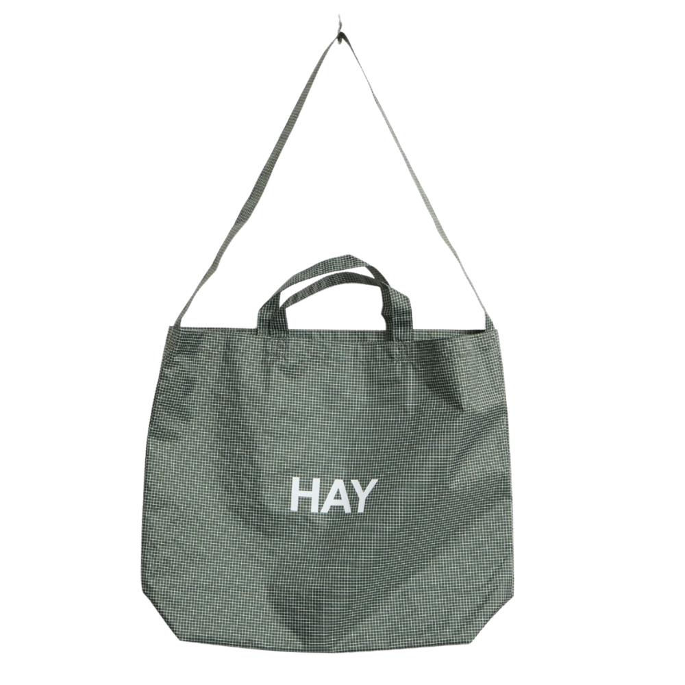 Grid crossbodytaske - mørkegrøn